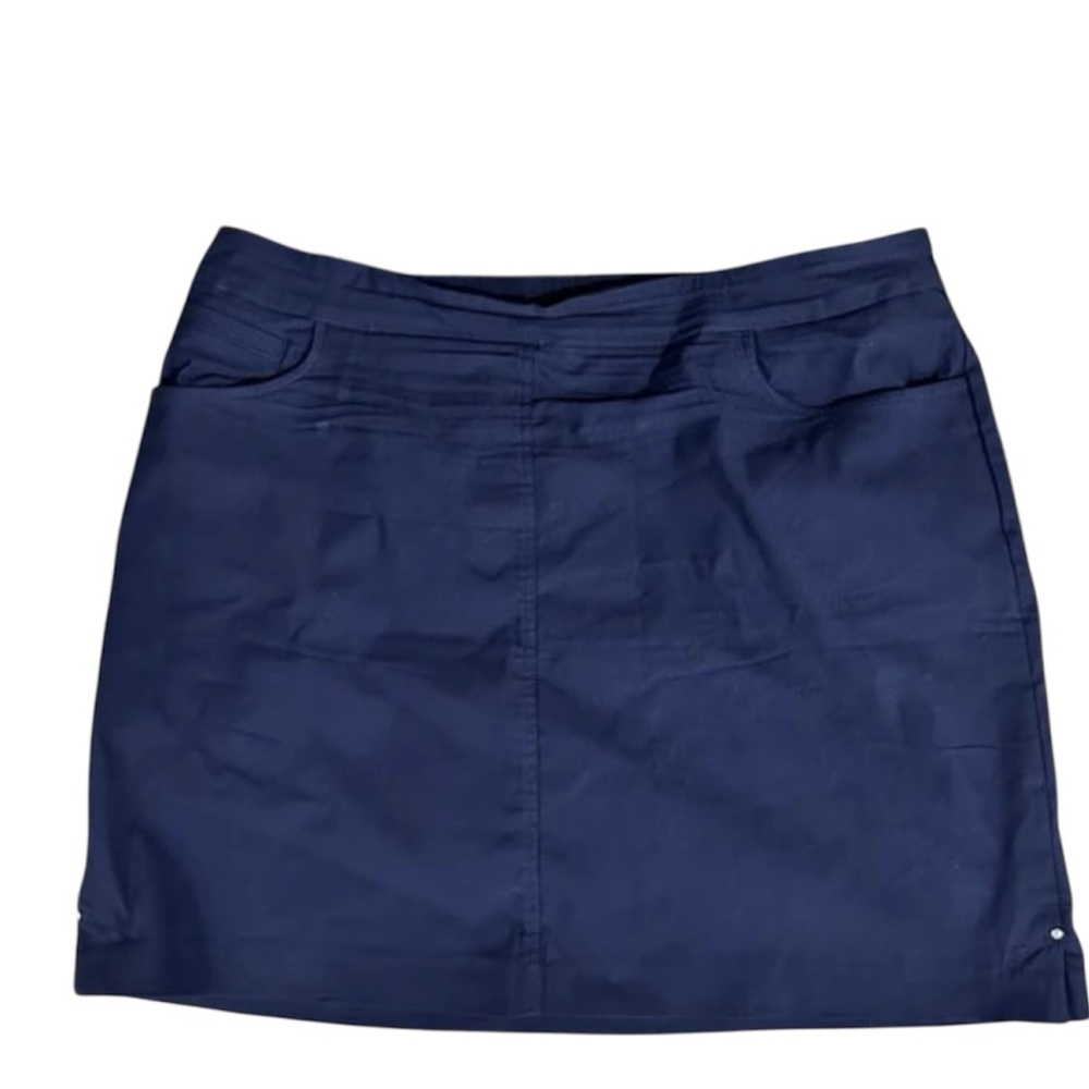 Hilary Radley Women's Built-in Shorts Super Stretch Front Pockets Skort  XL/EG